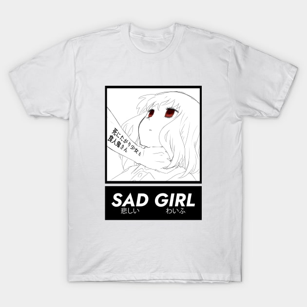 Sad girl hotsell anime shirt